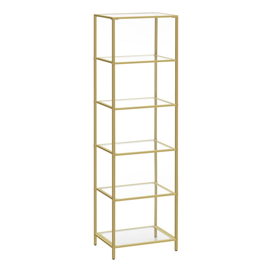 Bokhylla GLASY i guld