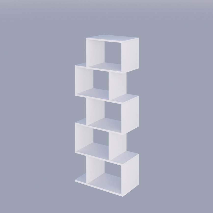 Bokhylla MERIC 15x60 cm vit