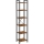 Bokhylla NAVARO 40x179x30 cm brun/svart