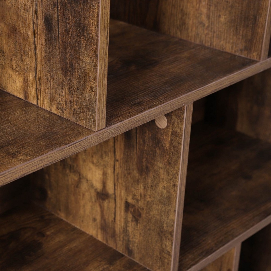 Bokhylla NAVARO – brun