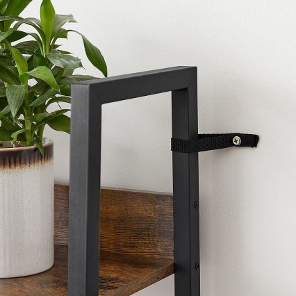 Bokhylla NAVARO brun/svart