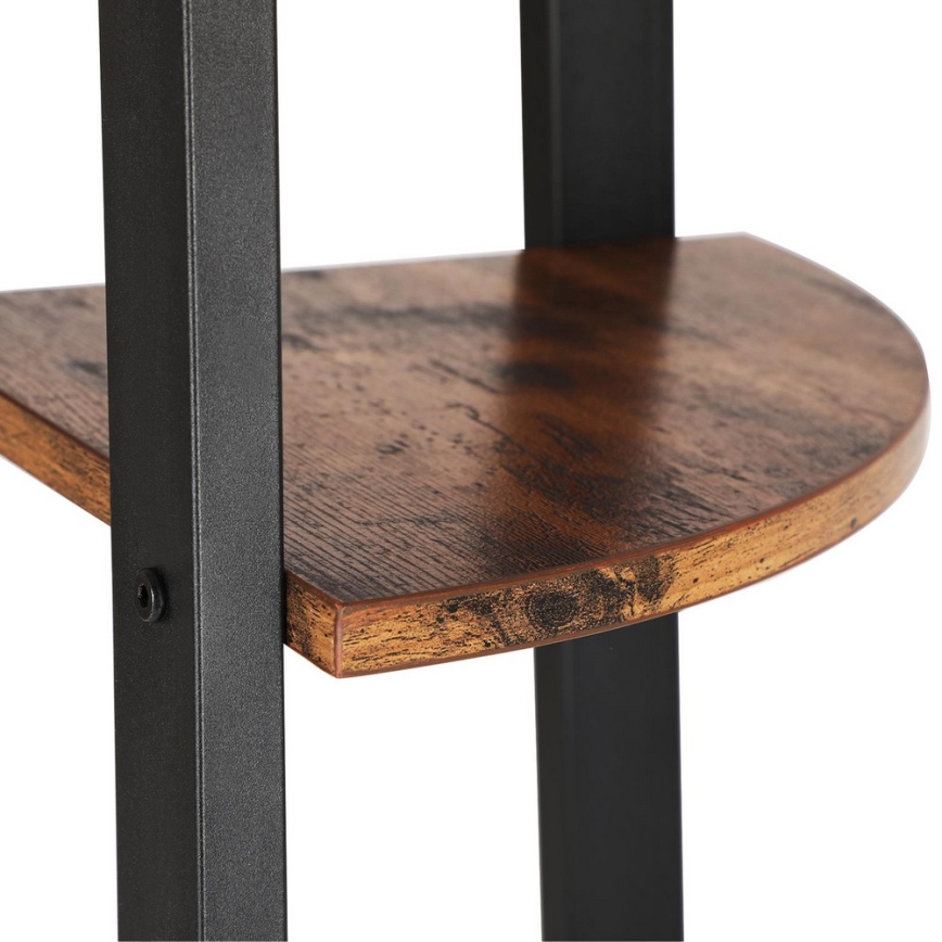 Bokhylla NAVARO brun/svart