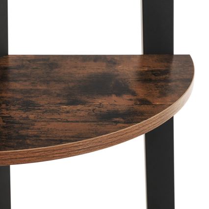 Bokhylla NAVARO brun/svart