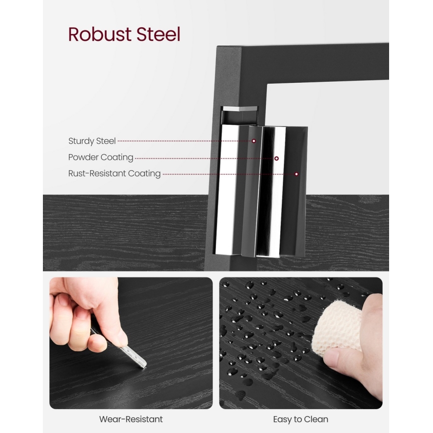 Bokhylla NAVARO svart