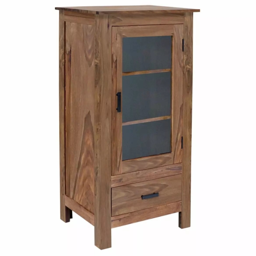 Bokhylla RAMI 120x60 cm massivt trä/rosenträ