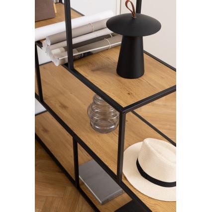 Bokhylla SARON ek/svart