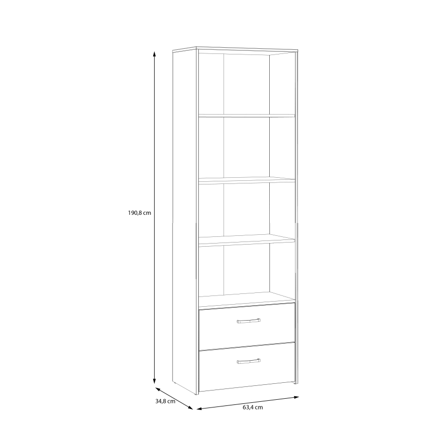 Bokhylla URO artisan-ek/vit