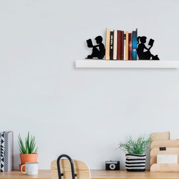 Bokstöd 22x40,5 cm svart