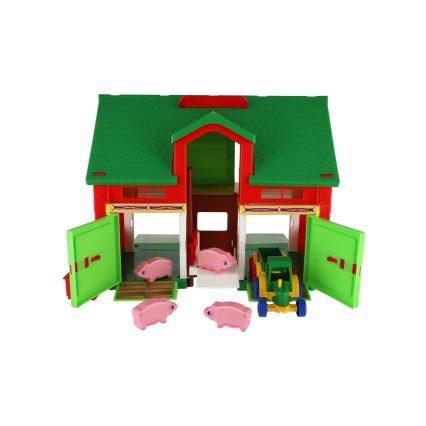 Bondgårdshus med tillbehör