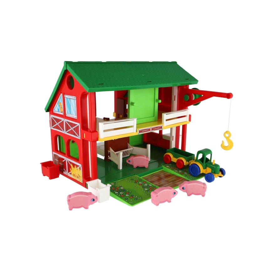 Bondgårdshus med tillbehör