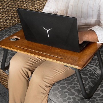 Bord för säng SEHPA 20x60 cm björk brun/svart