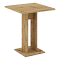Bord STRAPO 68x68 cm, ek i artisan-finish
