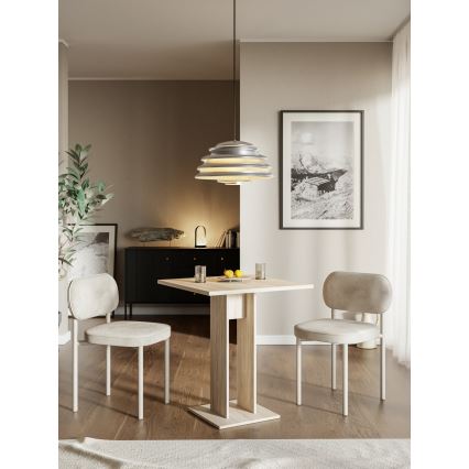 Bord STRAPO 68x68 cm ek sonoma