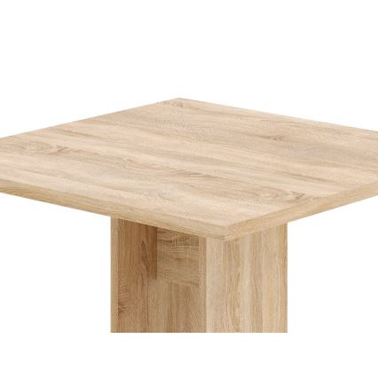 Bord STRAPO 68x68 cm ek sonoma
