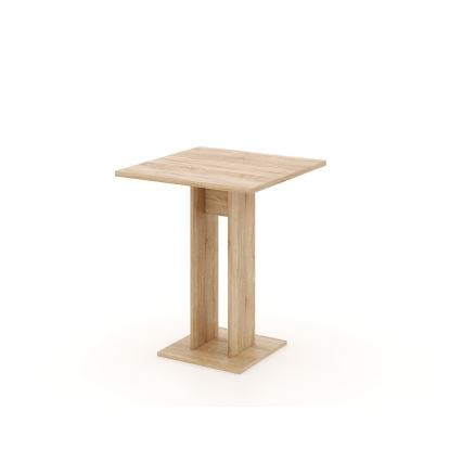 Bord STRAPO 68x68 cm ek sonoma