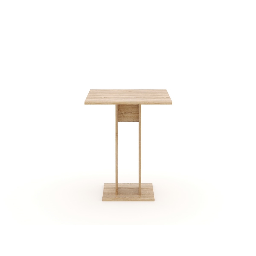 Bord STRAPO 68x68 cm ek sonoma
