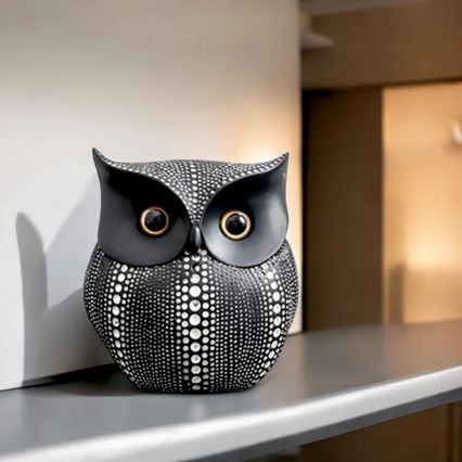 Bordsdekoration 15 cm svart