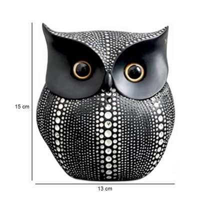 Bordsdekoration 15 cm svart