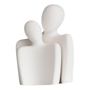 Bordsdekoration 20x5,5x14,5 cm vit