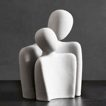 Bordsdekoration 20x5,5x14,5 cm vit