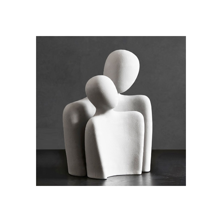 Bordsdekoration 20x5,5x14,5 cm vit