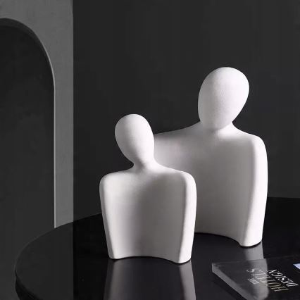 Bordsdekoration 20x5,5x14,5 cm vit