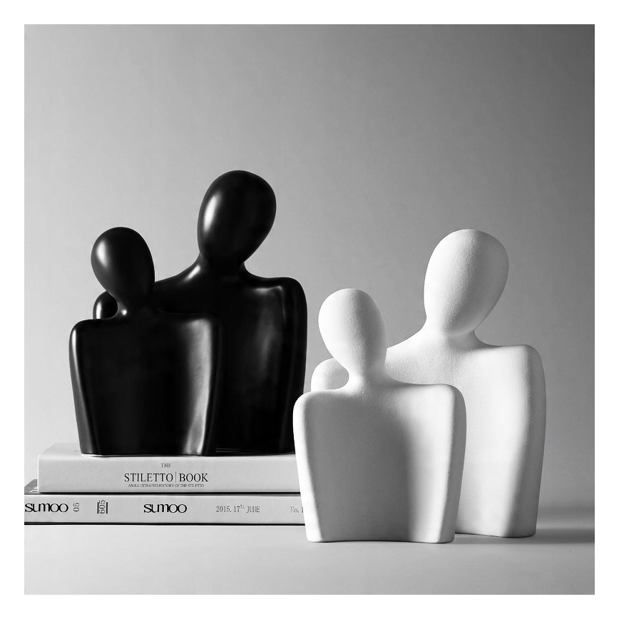 Bordsdekoration 20x5,5x14,5 cm vit