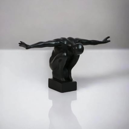 Bordsdekoration 25x41x20 cm harts/svart