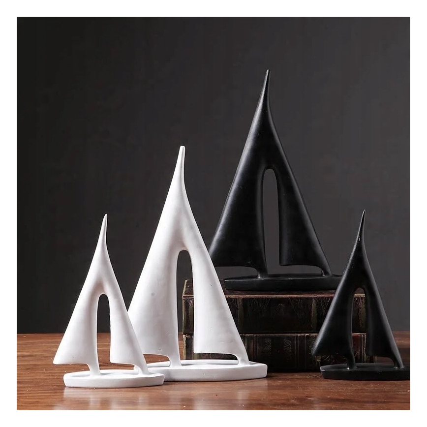 Bordsdekoration 28 cm harts/svart