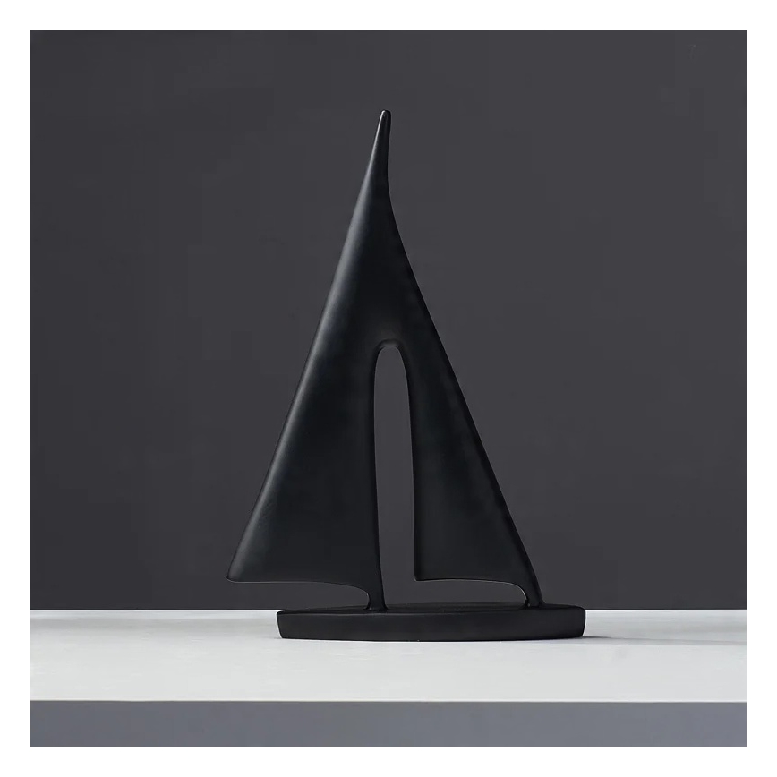 Bordsdekoration 28 cm harts/svart