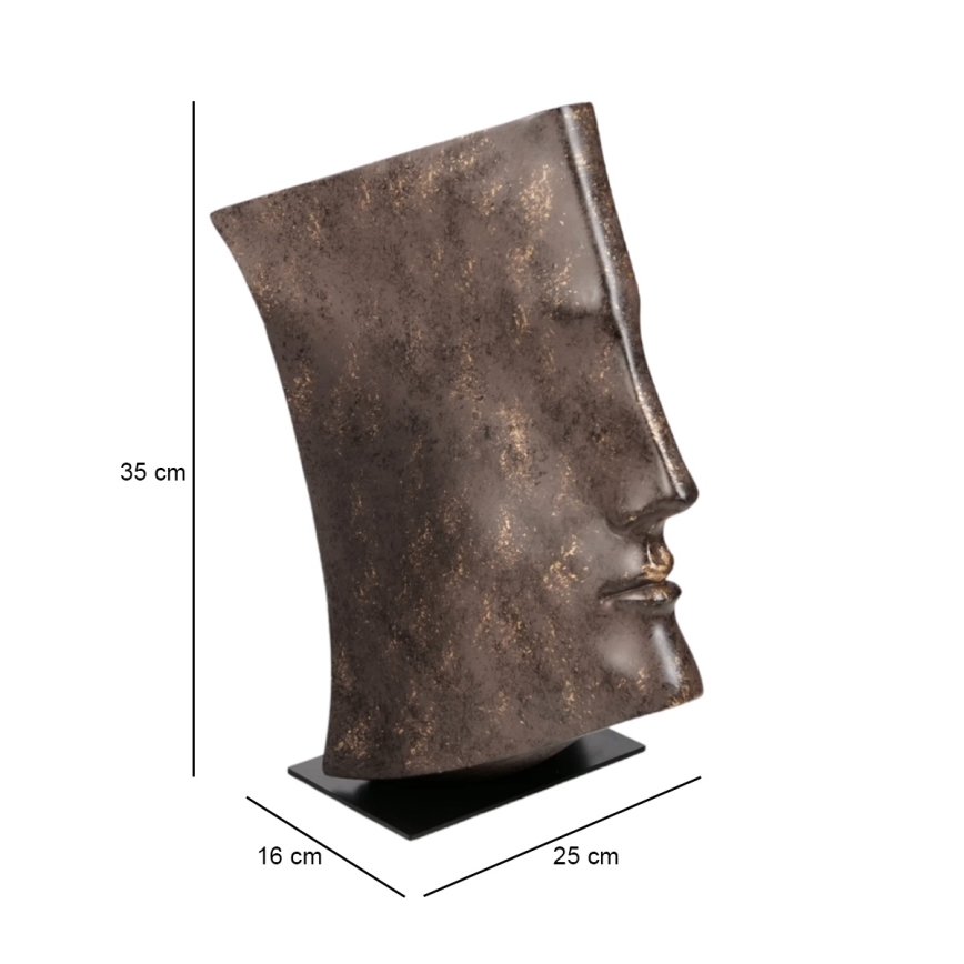 Bordsdekoration 29x25x17 cm harts/koppar