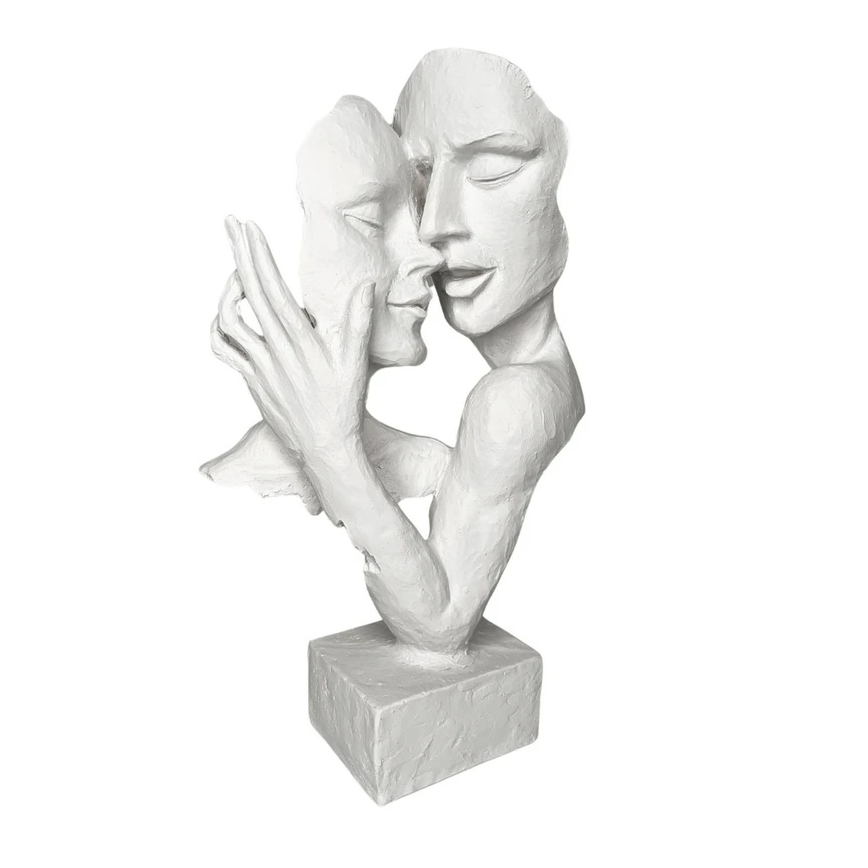 Bordsdekoration 29x9x17 cm harts/vit