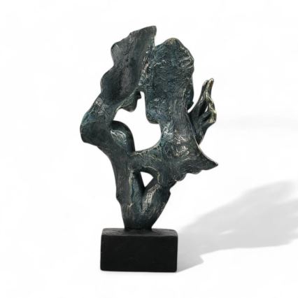 Bordsdekoration 31,5x9,5x19 cm harts/patina