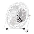 Bordsfläkt 1,75 W/5 V USB Ø 18 cm vit