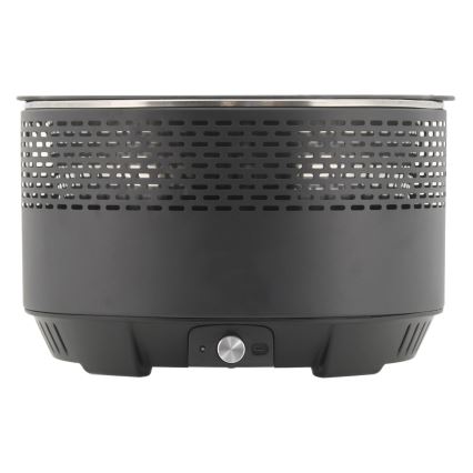 Bordsgrill för träkol 4xAA/USB svart