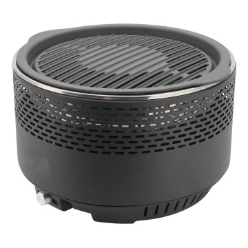 Bordsgrill för träkol 4xAA/USB svart