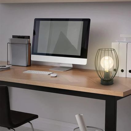 Bordslampa 1x E27/25 W/230 V svart