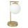 Bordslampa 1x E27/40W/230V guldfärgad/vit