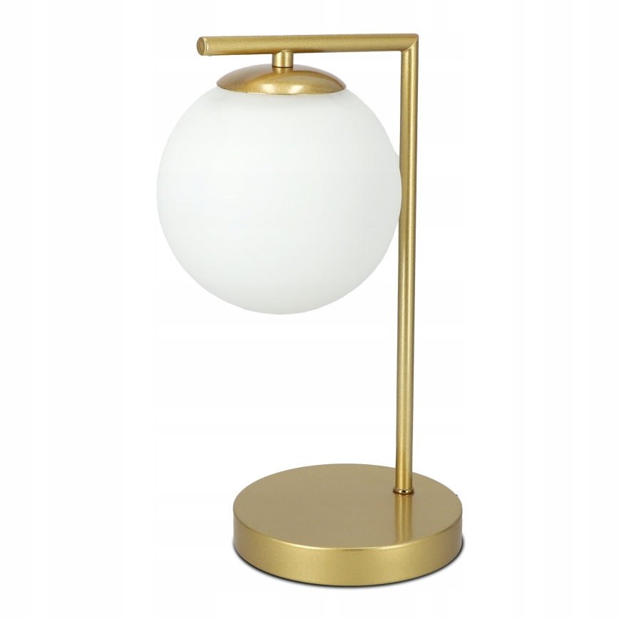 Bordslampa 1x E27/40W/230V guldfärgad/vit