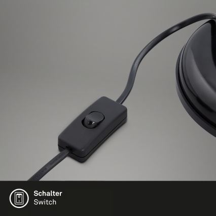 Bordslampa 1xE14/25W/230V svart