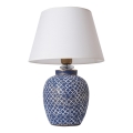Bordslampa 1xE27/40W/230V blå