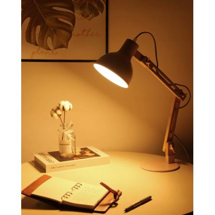 Bordslampa 1xE27/40W/230V rosa