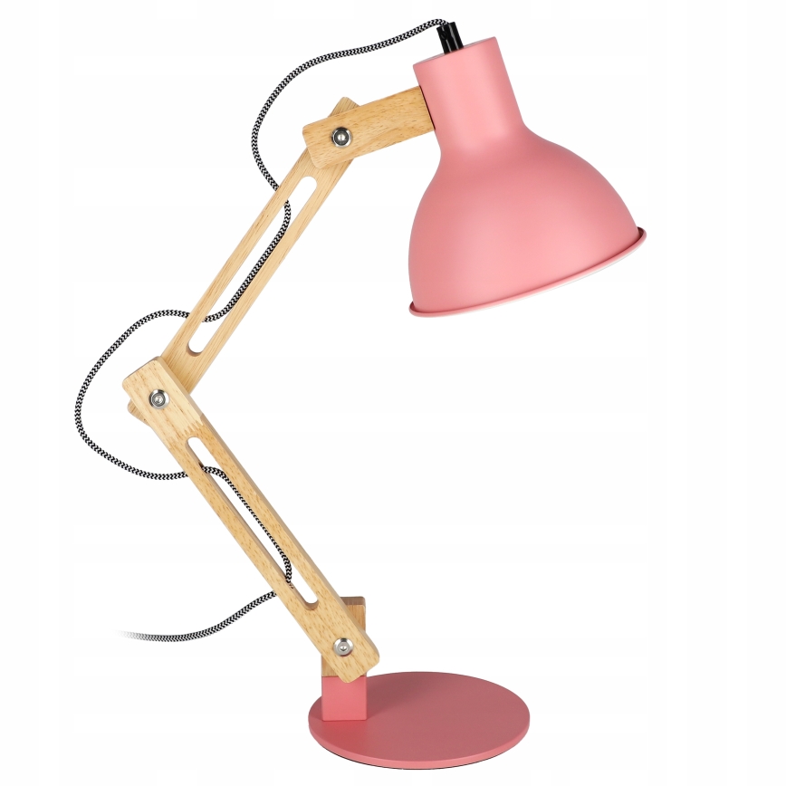 Bordslampa 1xE27/40W/230V rosa