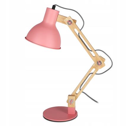 Bordslampa 1xE27/40W/230V rosa