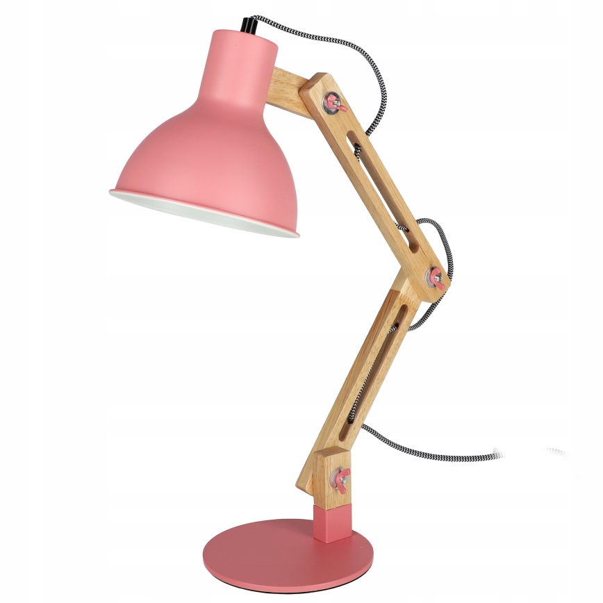 Bordslampa 1xE27/40W/230V rosa