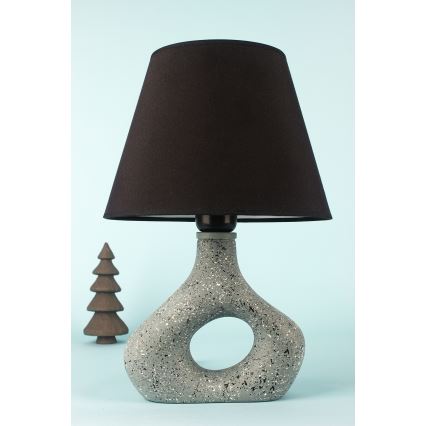 Bordslampa 1xE27/40W/230V svart/grön