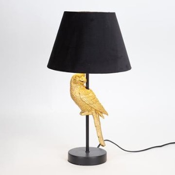 Bordslampa 1xE27/40W/230V svart/guld