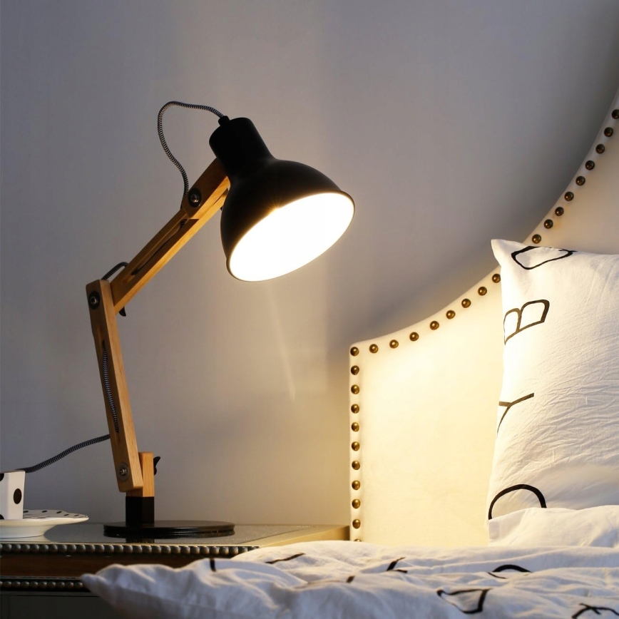 Bordslampa 1xE27/40W/230V svart