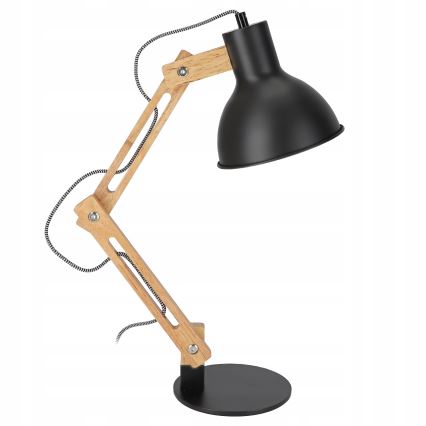 Bordslampa 1xE27/40W/230V svart