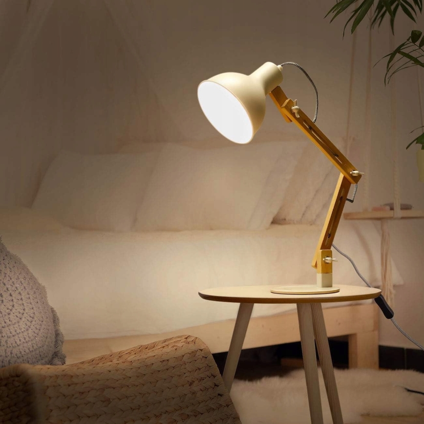 Bordslampa 1xE27/40W/230V vit